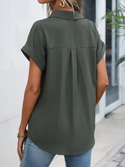 Zyra - Lässiges Frühlingsshirt Komfortabler Stil