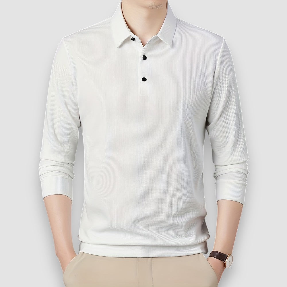 Zeno | Casual Long Sleeve Polo Shirt