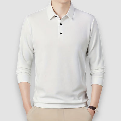Zeno | Casual Long Sleeve Polo Shirt
