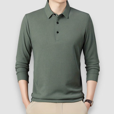 Zeno | Casual Long Sleeve Polo Shirt