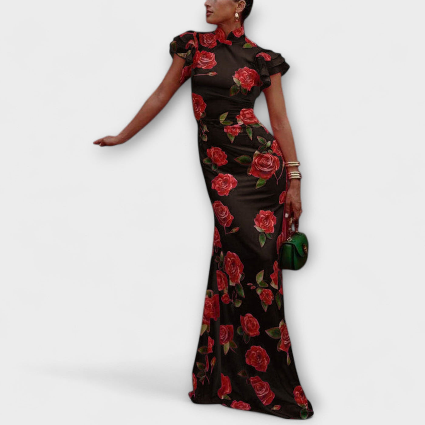 Luna - Maxikleid mit Blumenmuster