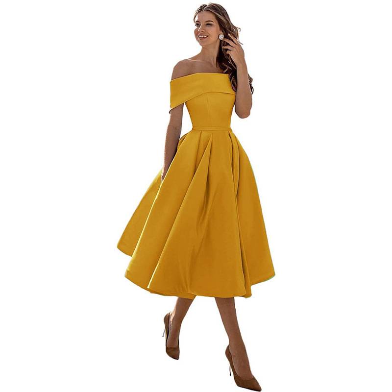 Romy - Elegantes Off-the-Shoulder Maxikleid mit Drapierung