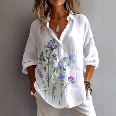 Brad | Lässige Bluse mit Blumenmuster