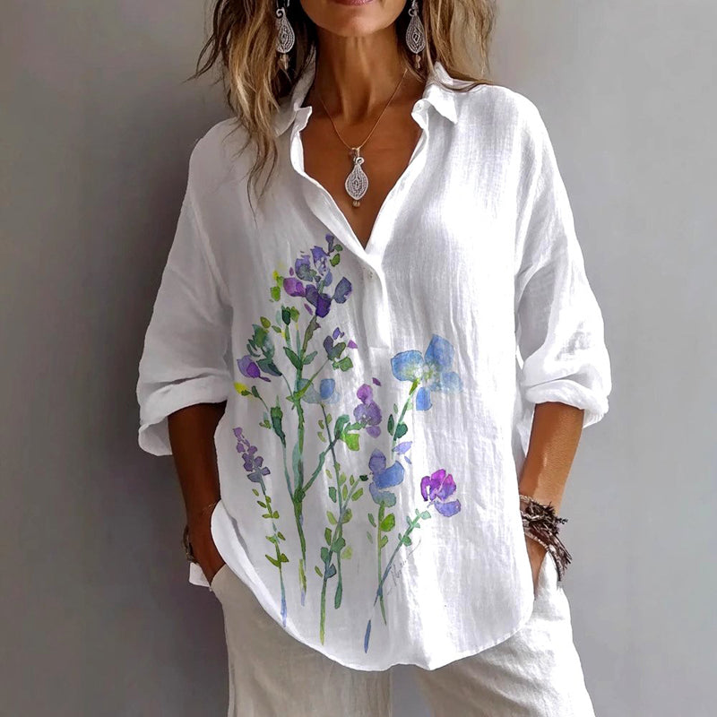Brad | Lässige Bluse mit Blumenmuster