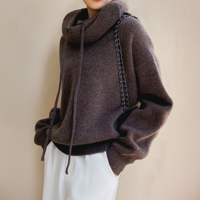 Ophelia® | Oversize Kapuzenpullover Strick