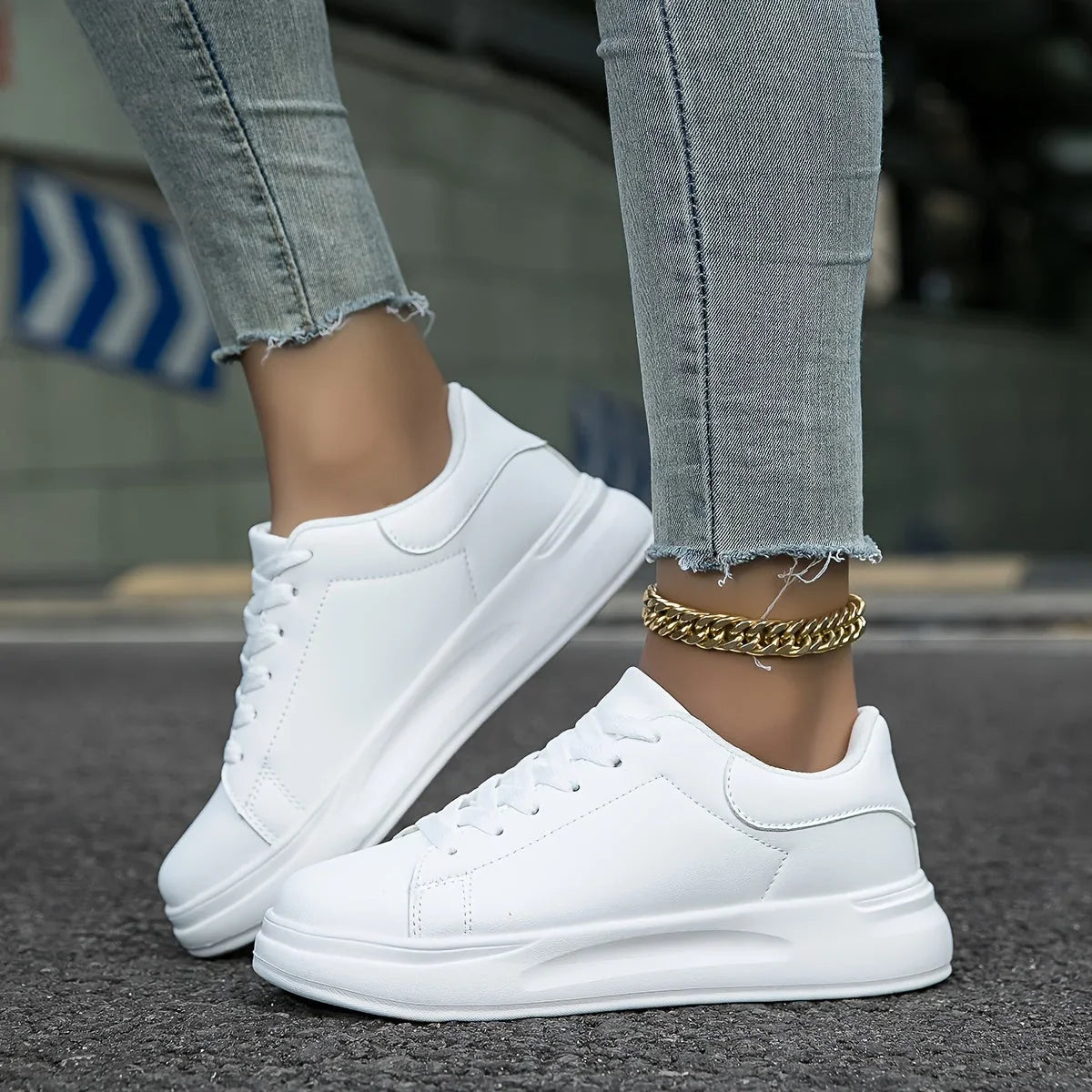 Damen Sneaker mit Kontrastdetails