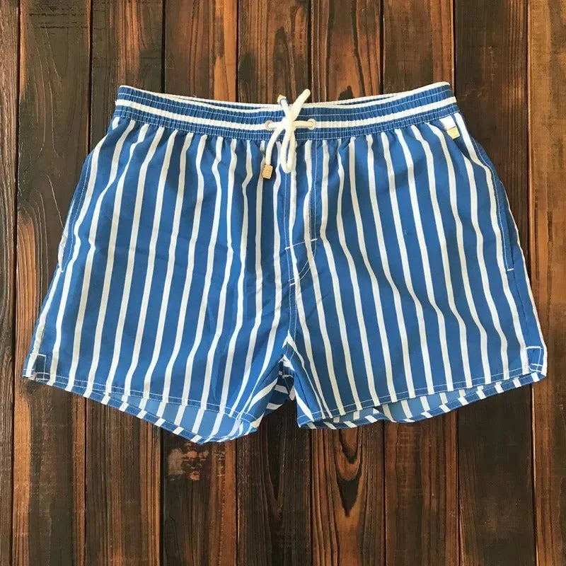 Danilo™ - Maritim gestreifte Shorts