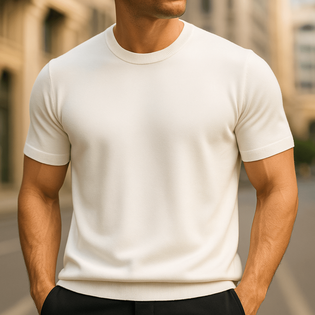 Darian – Edles Kaschmir T-Shirt Slim Fit