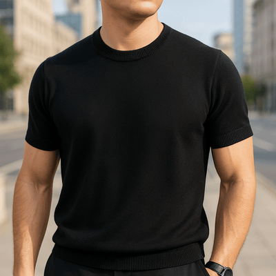 Darian – Edles Kaschmir T-Shirt Slim Fit