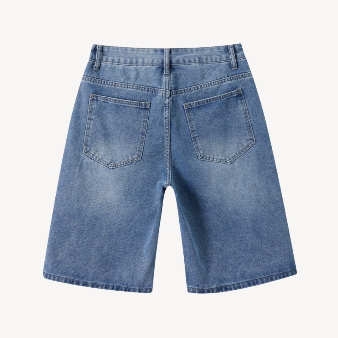 Darian - Lässige Baggy Jeans Shorts mit weitem Schnitt
