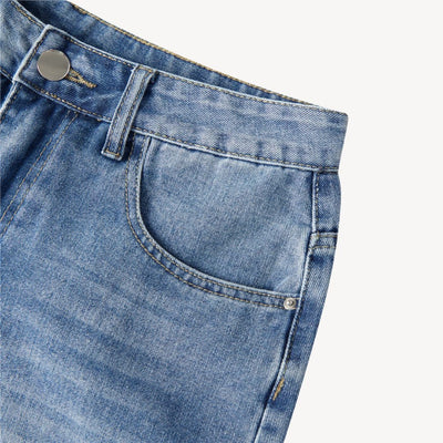 Darian - Lässige Baggy Jeans Shorts mit weitem Schnitt