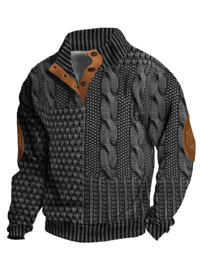 Lukas™ Lässiger Strukturierten Pullover