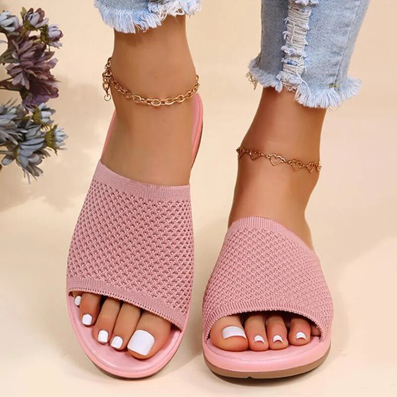 Wendy - Bequeme Pantoffel Sandalen für Drinnen & Draußen