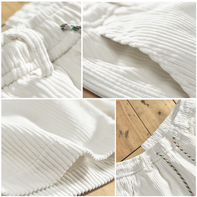 Retro-Cordshorts für Herren mit bequemem Schnitt – Raul