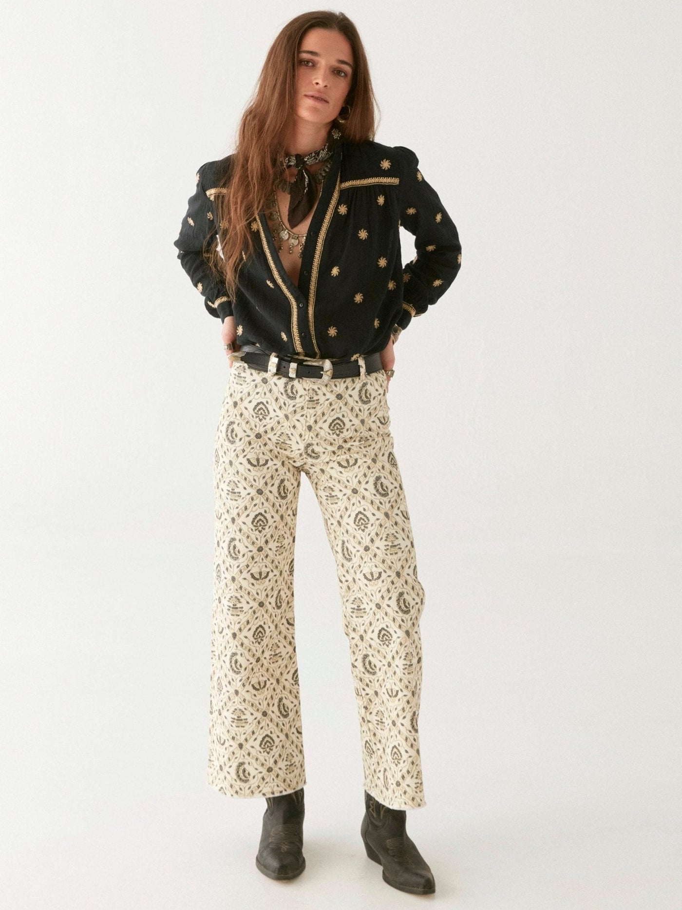 Yusuf | Bluse - Sternennacht