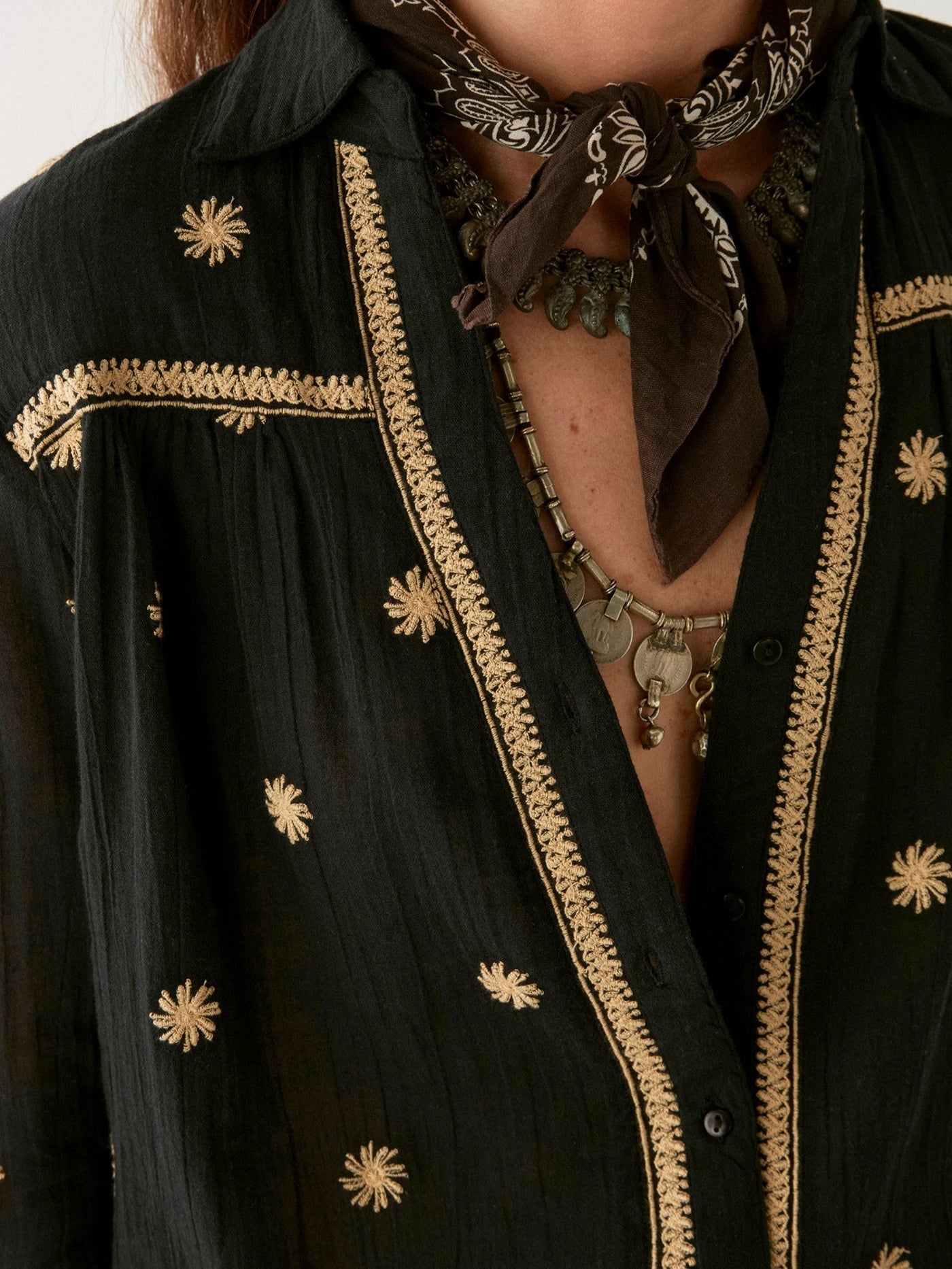 Yusuf | Bluse - Sternennacht