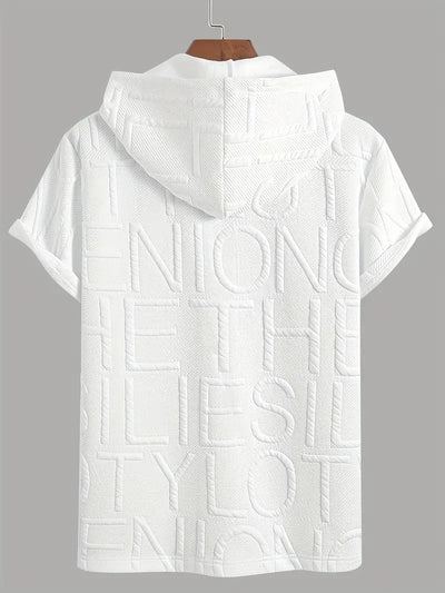 Henryk – Elegante Kurze Ärmel Kapuzen Mit Reißverschluss