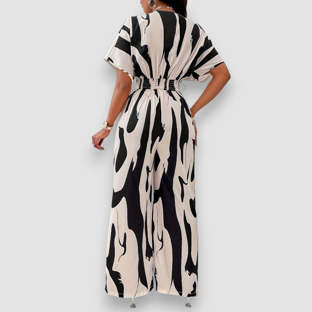 Victoria | Kurzärmeliger Jumpsuit