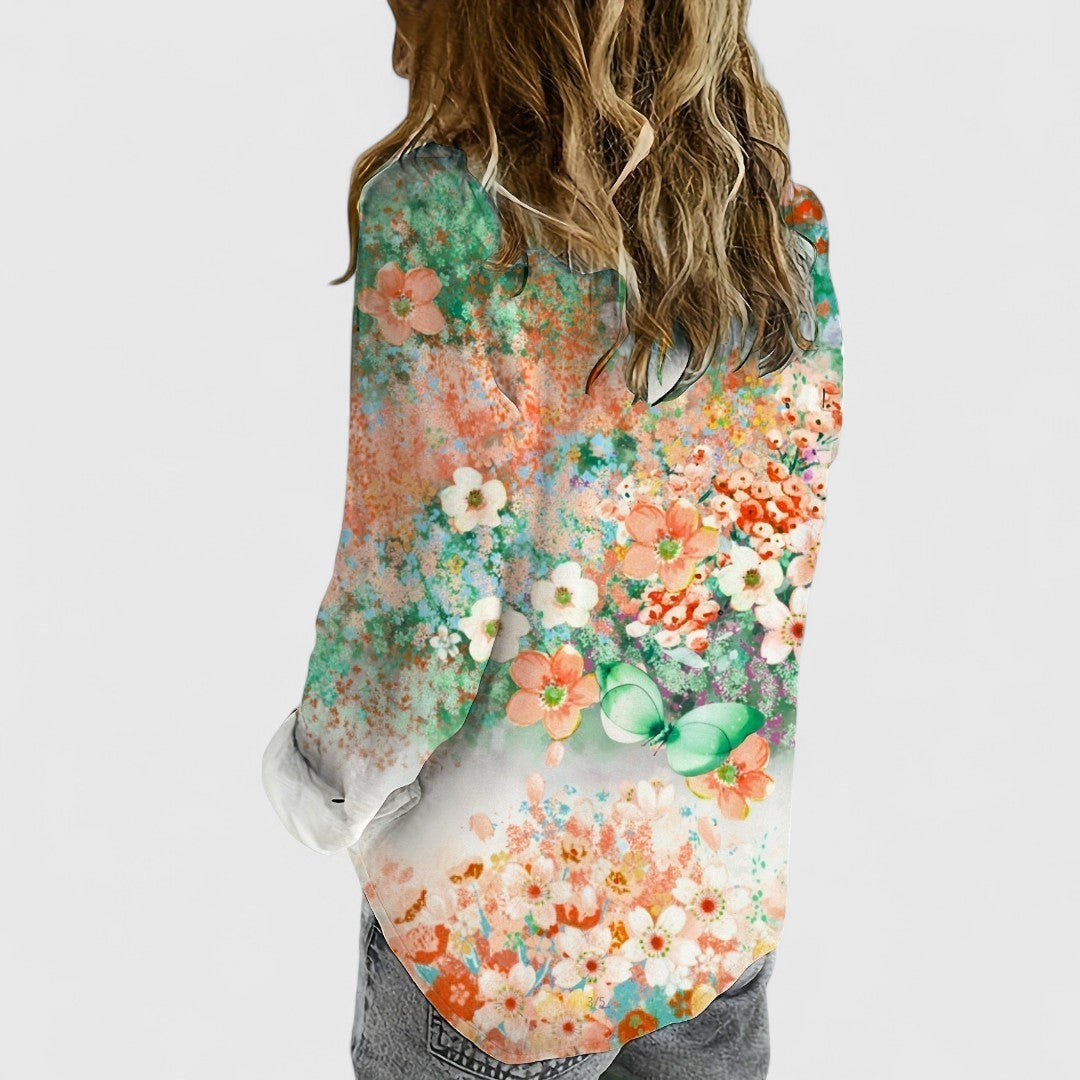 Fiona | Bluse mit Blütenprint
