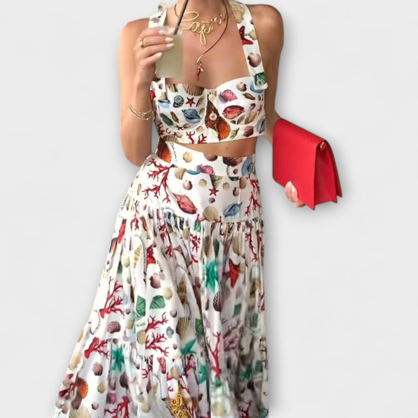 Heather - Elegantes Zweiteiliges Rock-Set