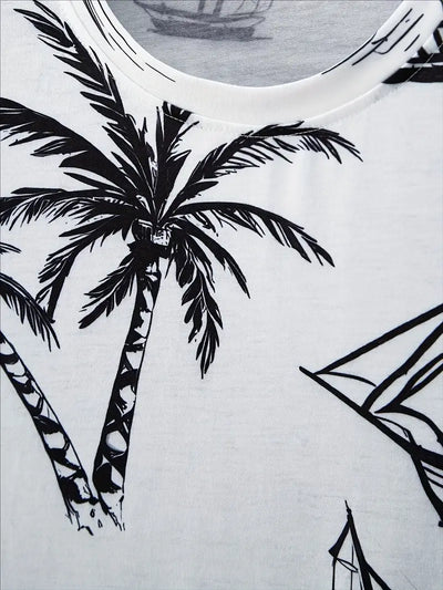 Xander | Elegantes Zweiteiliges Sommer-Outfit mit Druck