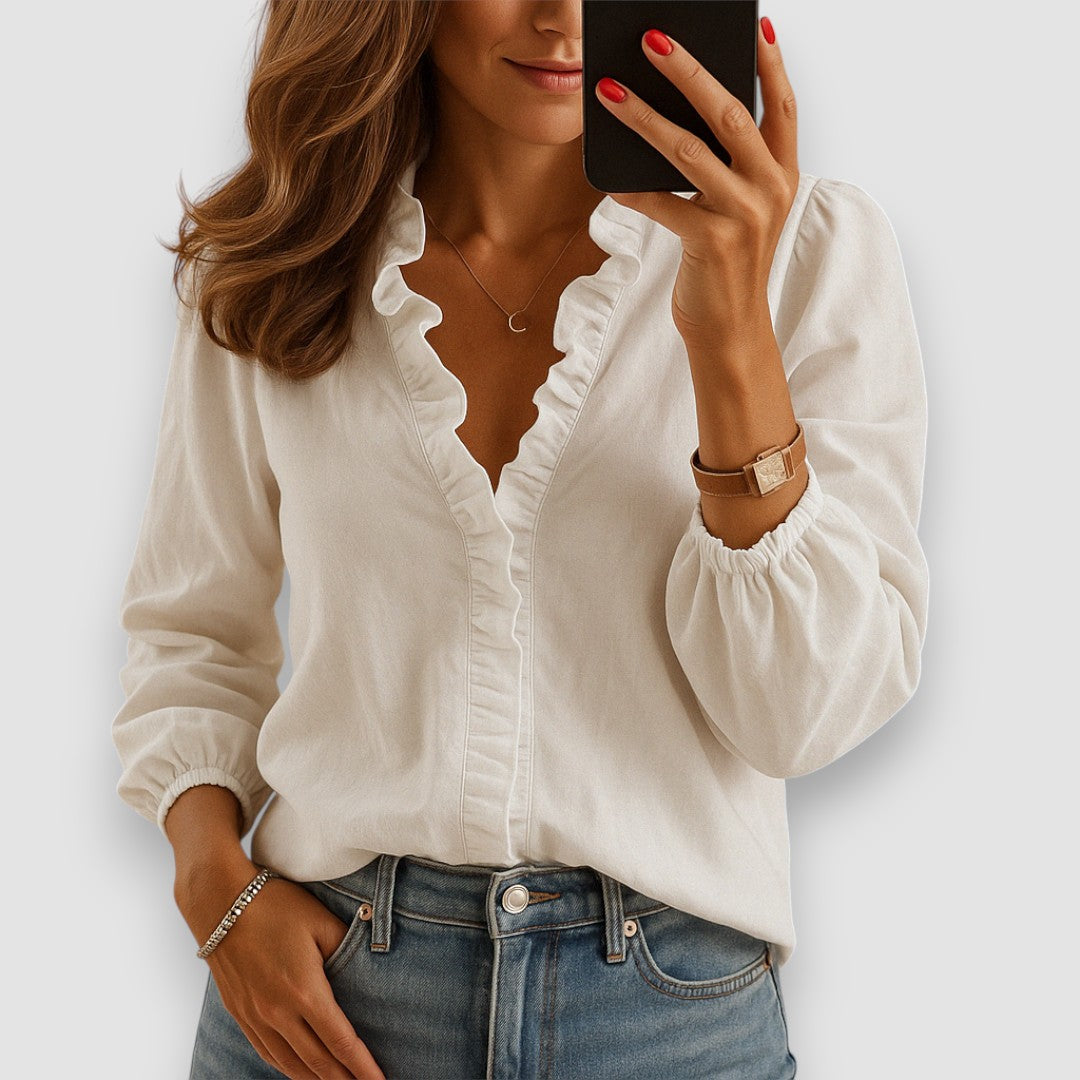 Elise | Bluse mit Rüschen