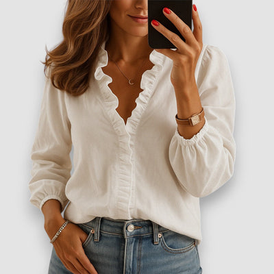 Elise | Bluse mit Rüschen