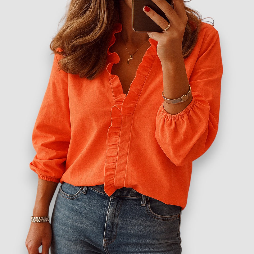 Elise | Bluse mit Rüschen