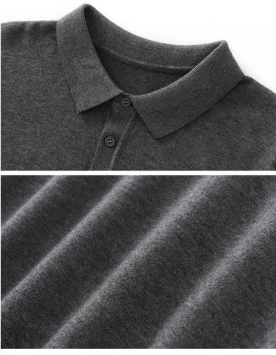 Elian – Edles Merino Polo Slim Fit Pullover