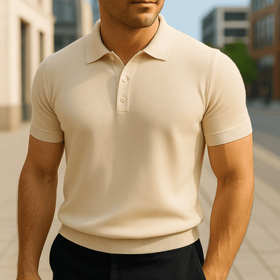 Elian – Edles Merino Polo Slim Fit Pullover