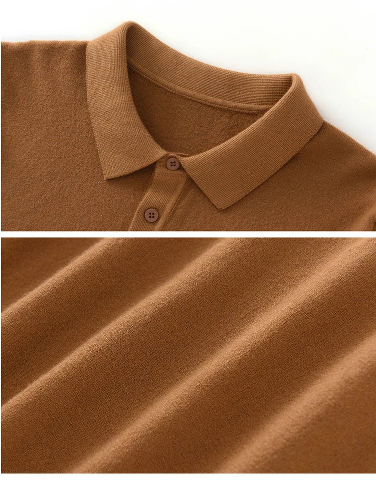 Elian – Edles Merino Polo Slim Fit Pullover