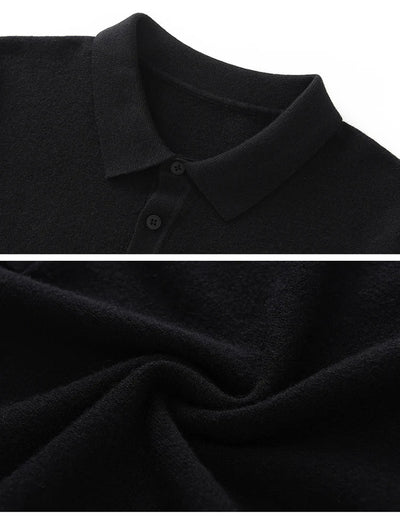 Elian – Edles Merino Polo Slim Fit Pullover