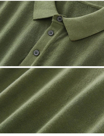 Elian – Edles Merino Polo Slim Fit Pullover