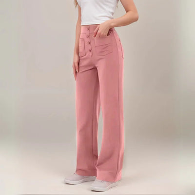 Elisha - Elastische broek met hoge taille - 1+1 kostenlos