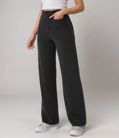Elisha - Elastische broek met hoge taille - 1+1 kostenlos