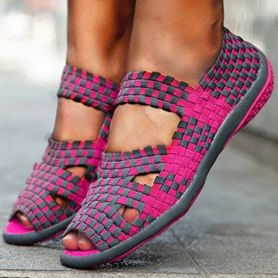 Evelina – Elegante Elastische Sandalen