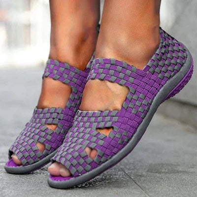 Evelina – Elegante Elastische Sandalen