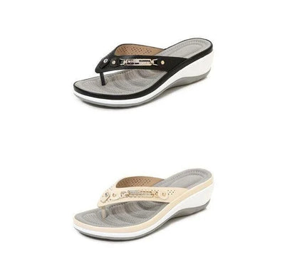 Alice Leroy | Weich gepolsterte Flip Flops Zehenstegsandalen