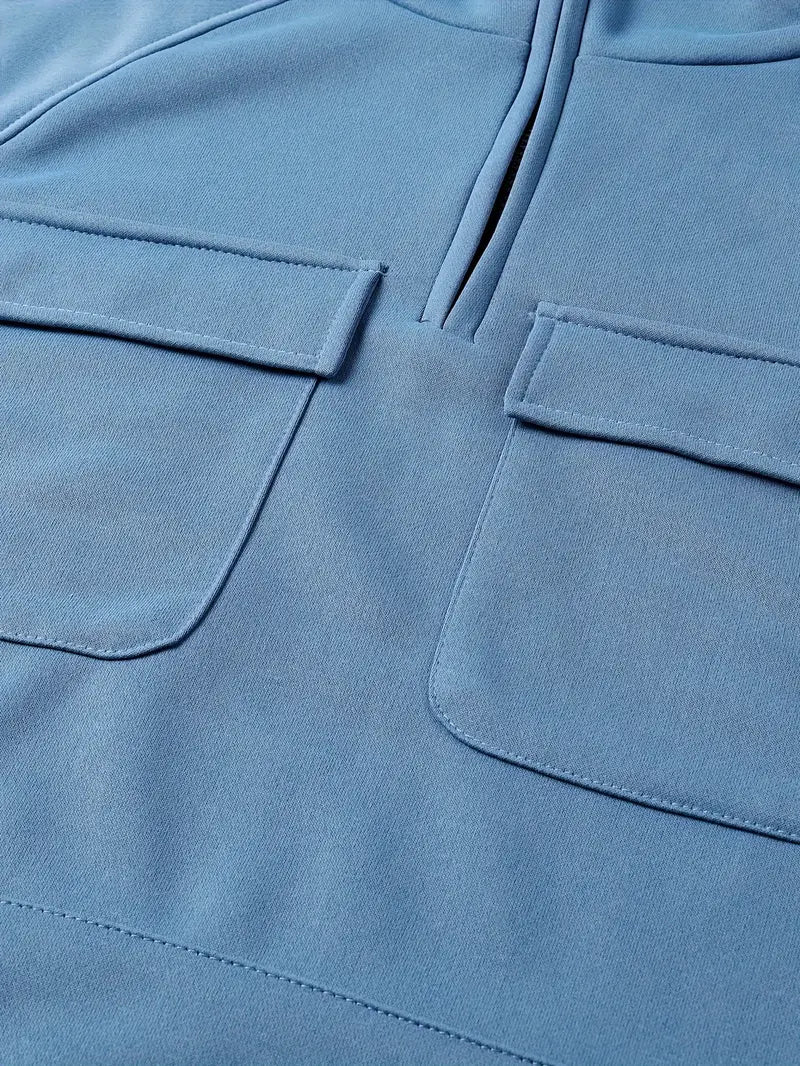 Bieber – Bequemer Kapuzenpullover Mit Mehreren Taschen