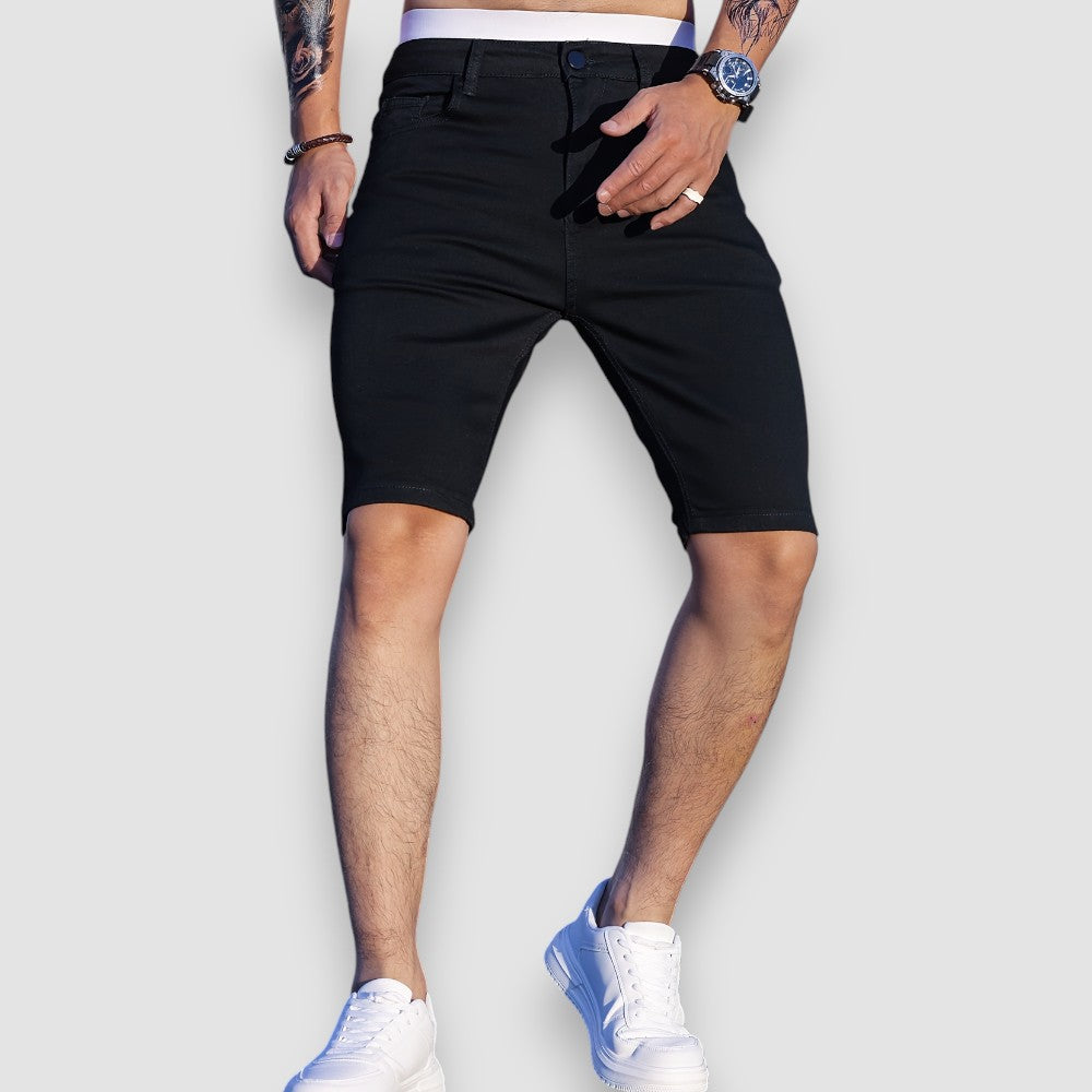 Lior | Stretch Denim Shorts