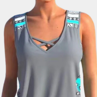 Rida - Figurschmeichelnder Verstellbarer Tankini Set