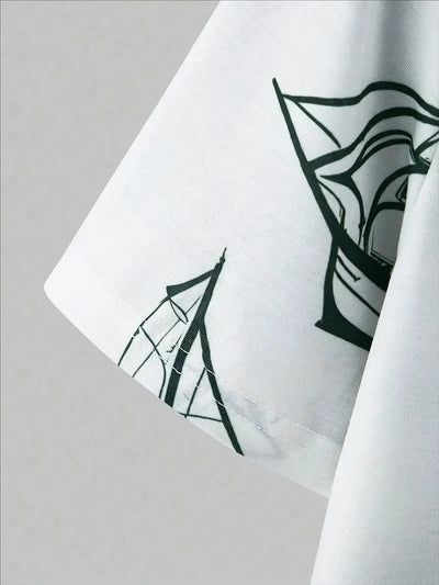 Xander | Elegantes Zweiteiliges Sommer-Outfit mit Druck