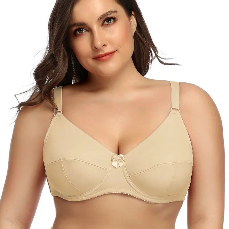 Bügel-BH für Frauen | Plus Size & volle Bedeckung | Ungepolsterter Bralette | Elasthan