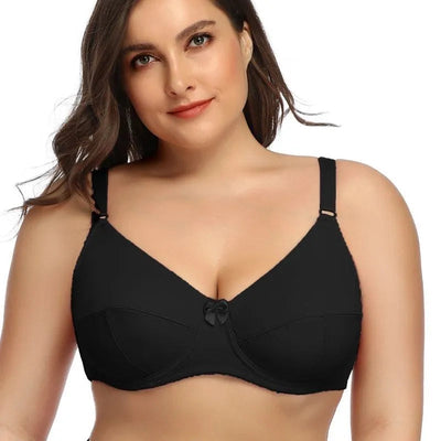 Bügel-BH für Frauen | Plus Size & volle Bedeckung | Ungepolsterter Bralette | Elasthan
