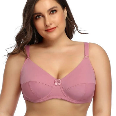 Bügel-BH für Frauen | Plus Size & volle Bedeckung | Ungepolsterter Bralette | Elasthan