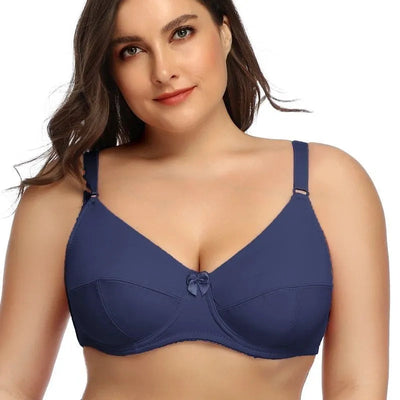 Bügel-BH für Frauen | Plus Size & volle Bedeckung | Ungepolsterter Bralette | Elasthan