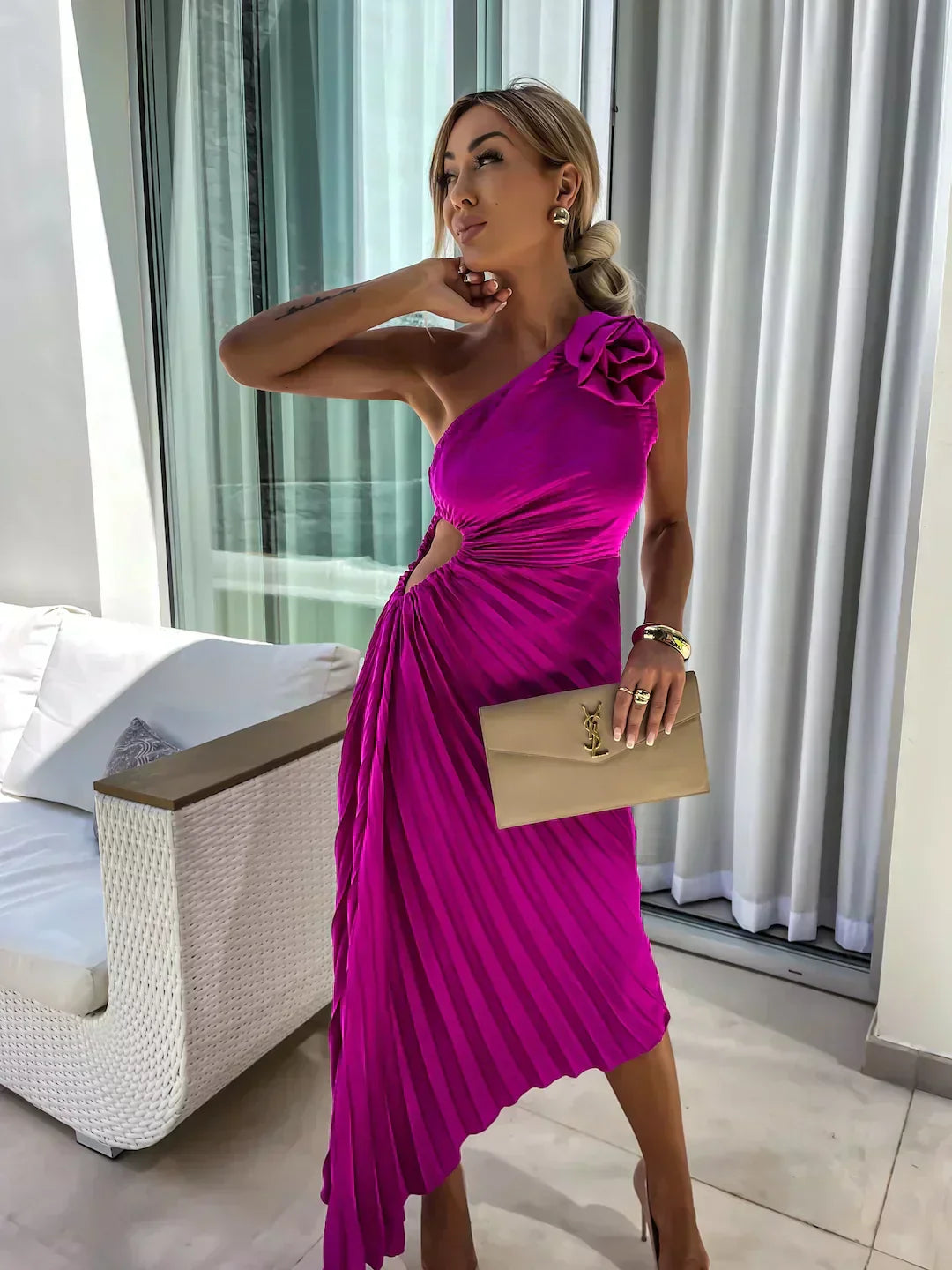 Saphina – Elegantes Viskosekleid