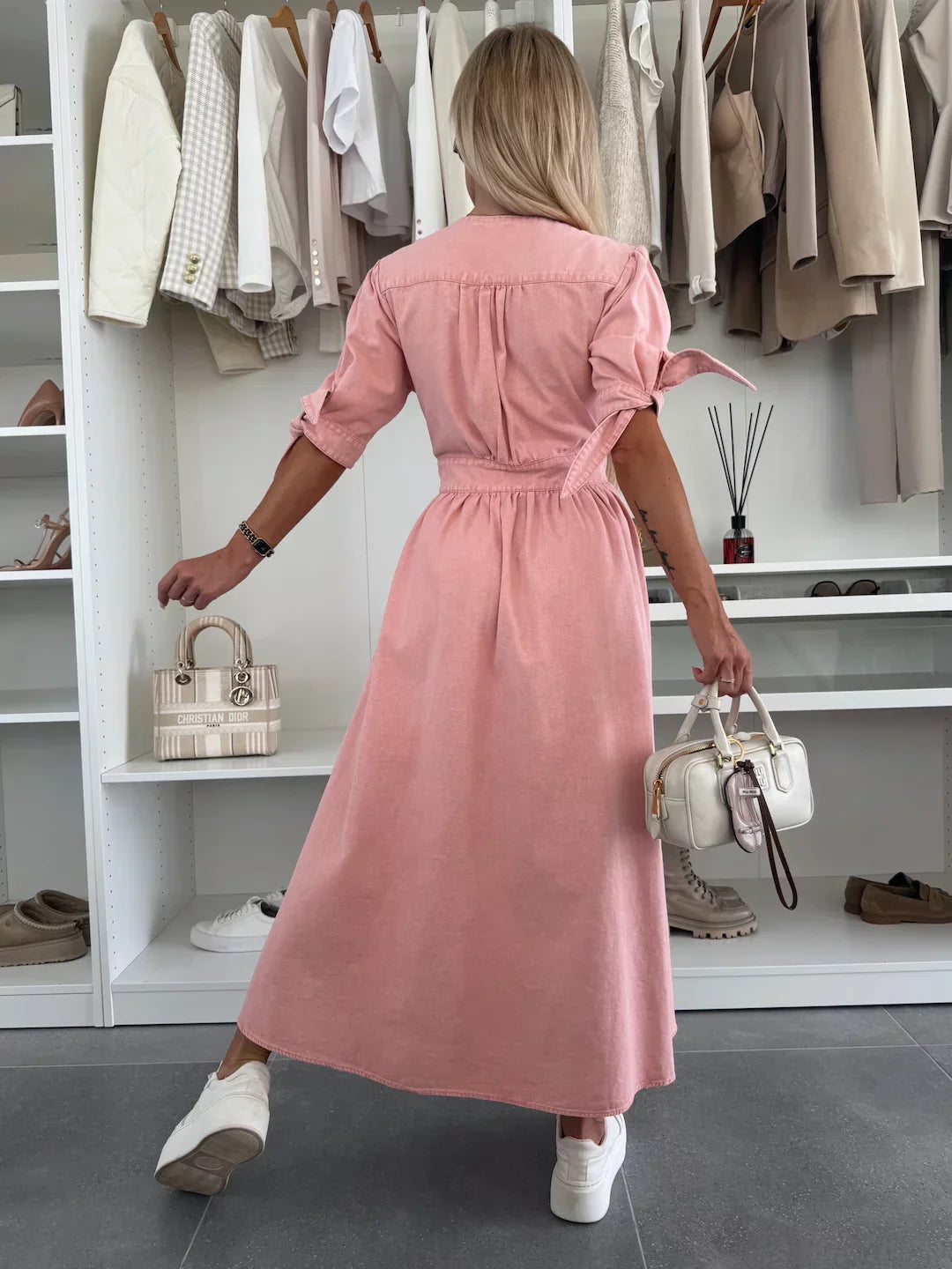 Alina | Stilvolle Mode Denim Kleid