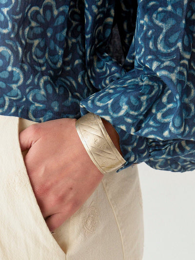 Sylvie | Gaia Bluse - Ozean Meer