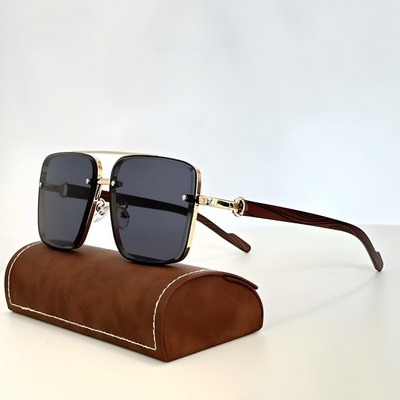 VintEdge – Retro Sonnenbrille in Quadratischer Form
